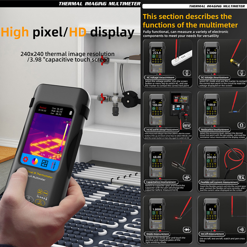 Nf 521 Thermal Imaging Camera - SH7 320x320 열화상 카메라 20000 카운트
