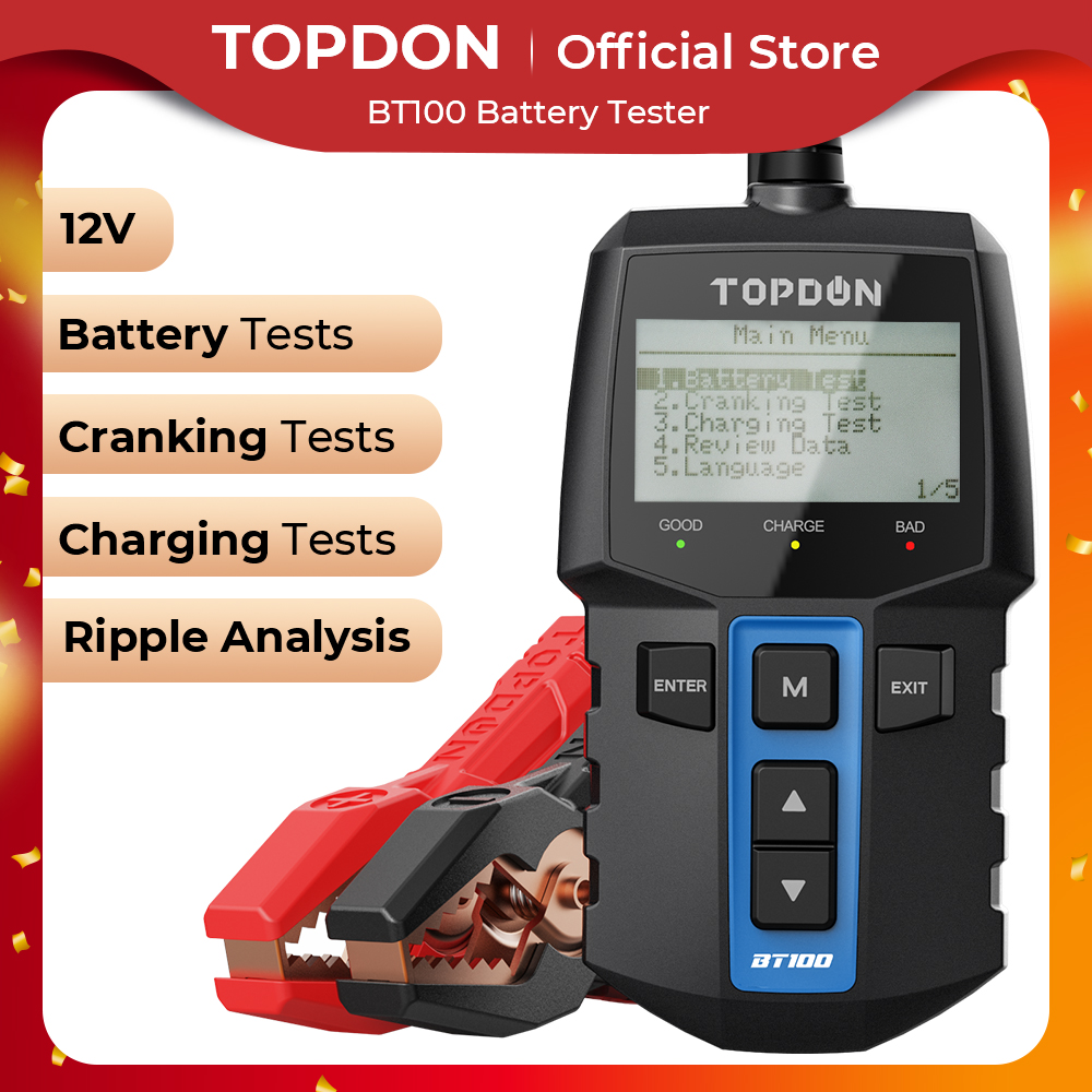 TOPDON BT100 12V 자동차 배터리 테스터 디 - Topdon Tc001 Thermal Camera 리뷰 및 가격