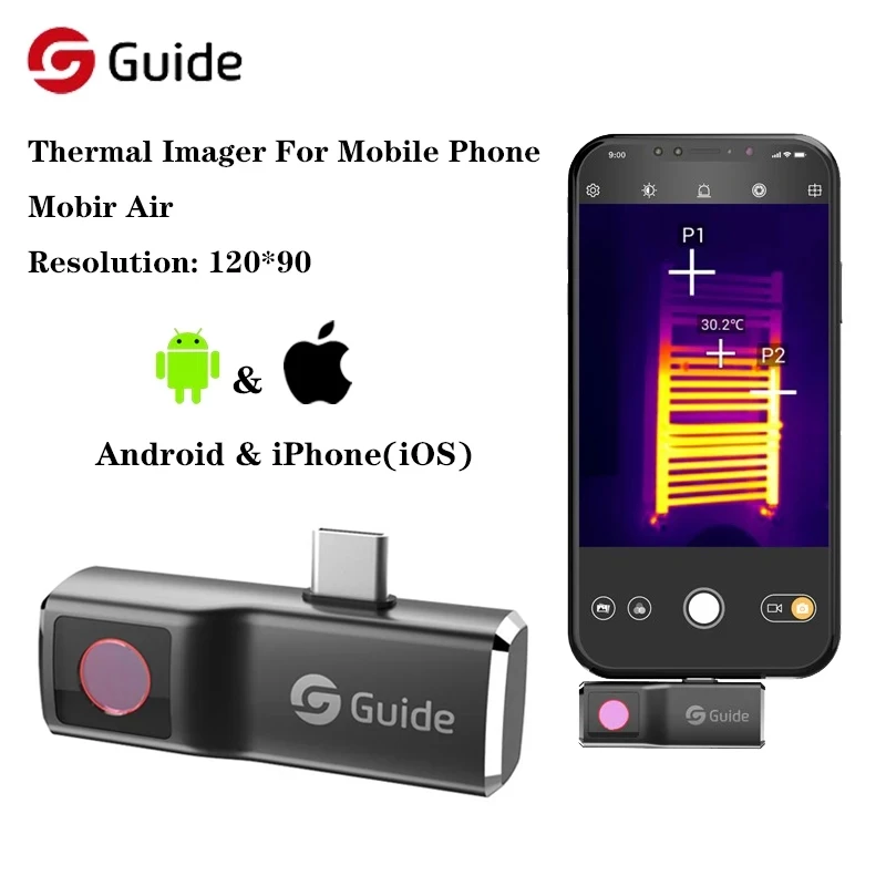 가이드 Mobir Air 열 화상 카메라 iPhone  - Infiray P2 Pro Macro Lens 리뷰 및 가격