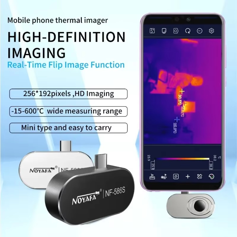 안드로이드용 미니 열화상 카메라 NF-583S/586S - Thermal Imaging Camera 256X192 리뷰 및 가격