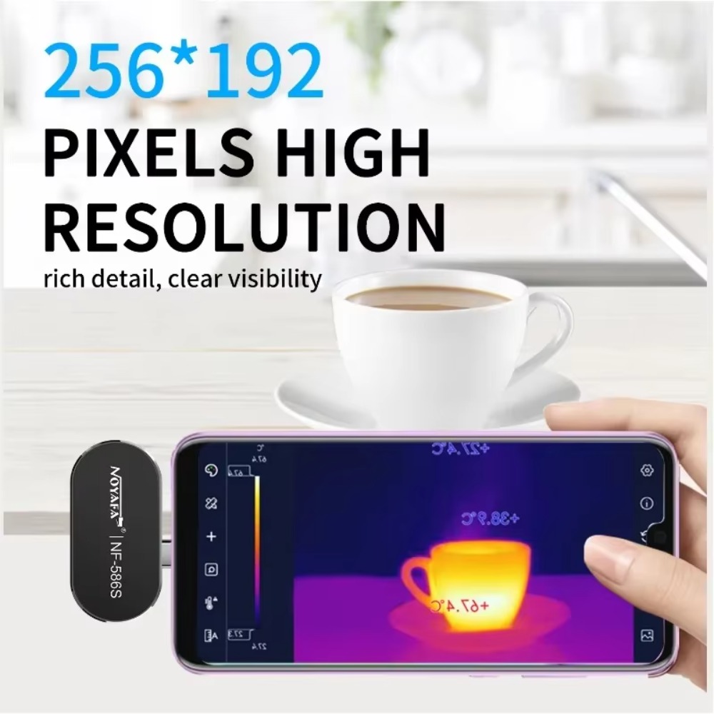 안드로이드용 미니 열화상 카메라 NF-583S/586S - Thermal Imaging Camera 256X192 리뷰 및 가격