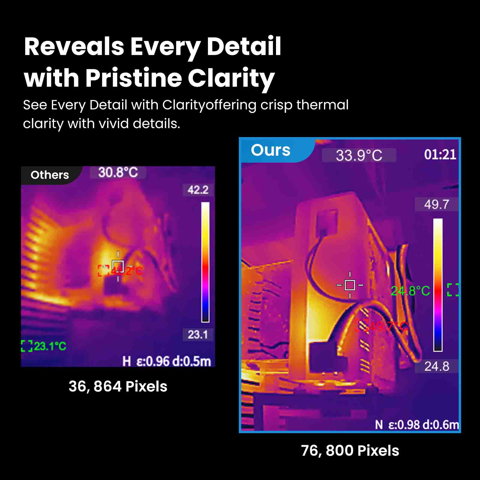 MILESEEY TR256E /B 업그레이드된 열화상  - Nf 521 Thermal Imaging Camera 리뷰 및 가격