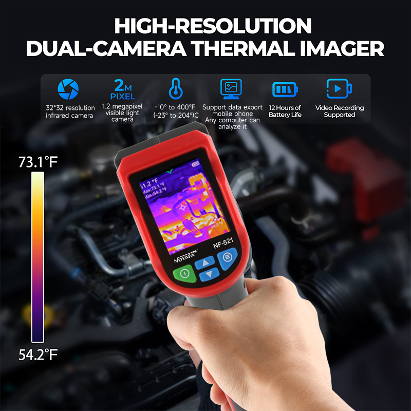 NOYAFA NF-521 가정용 검사용 전문 열화상 카 - Nf 521 Thermal Imaging Camera 리뷰 및 가격