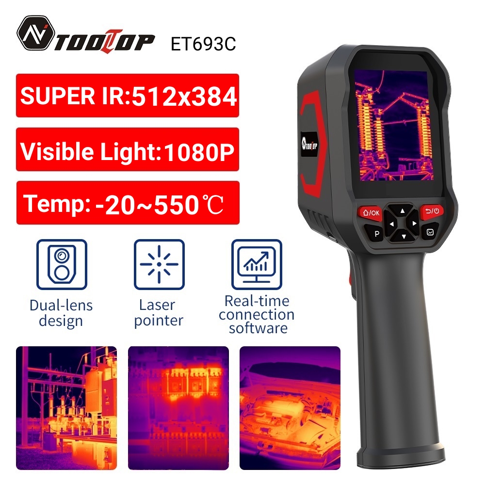 TOOLTOP ET693C 슈퍼 IR 512x384 열 - Nf 521 Thermal Imaging Camera 리뷰 및 가격